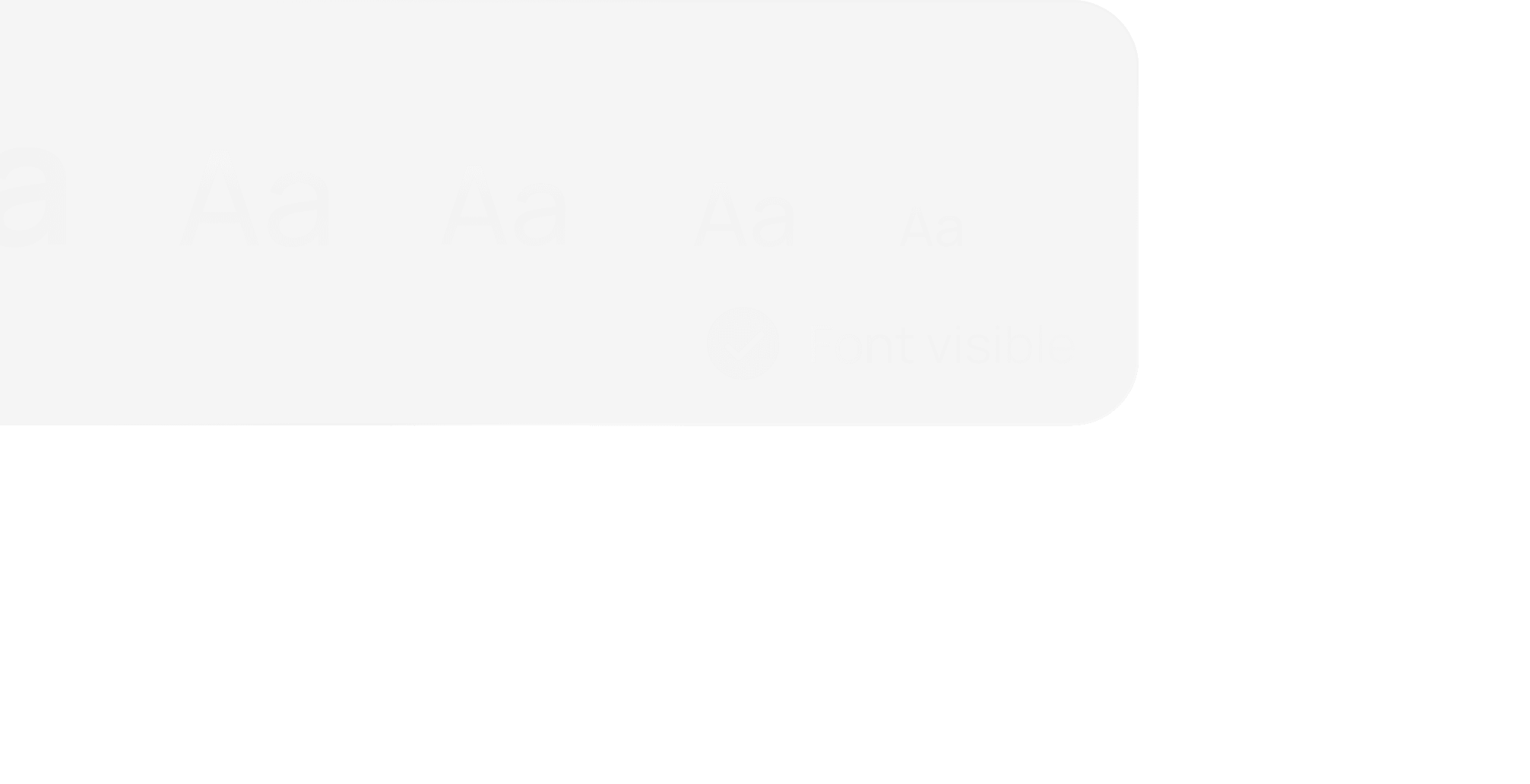 Accessibility Font